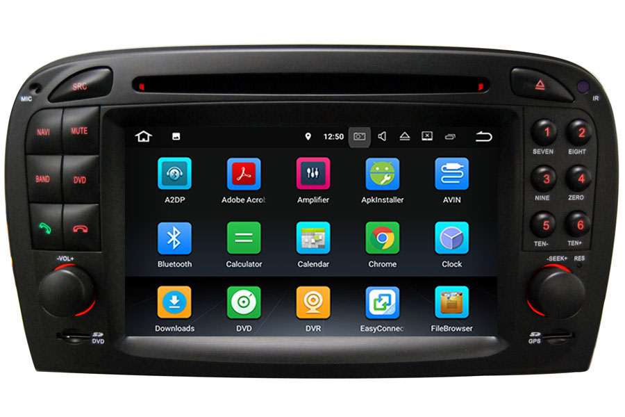 Mercedes-Benz A/C/CLK/E/G/M/ML/S radio replacement upgrade dab carplay bluetooth 